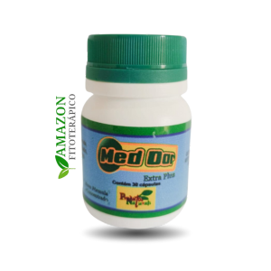 Cápsulas Med Dor para alívio natural de dores musculares e articulares”